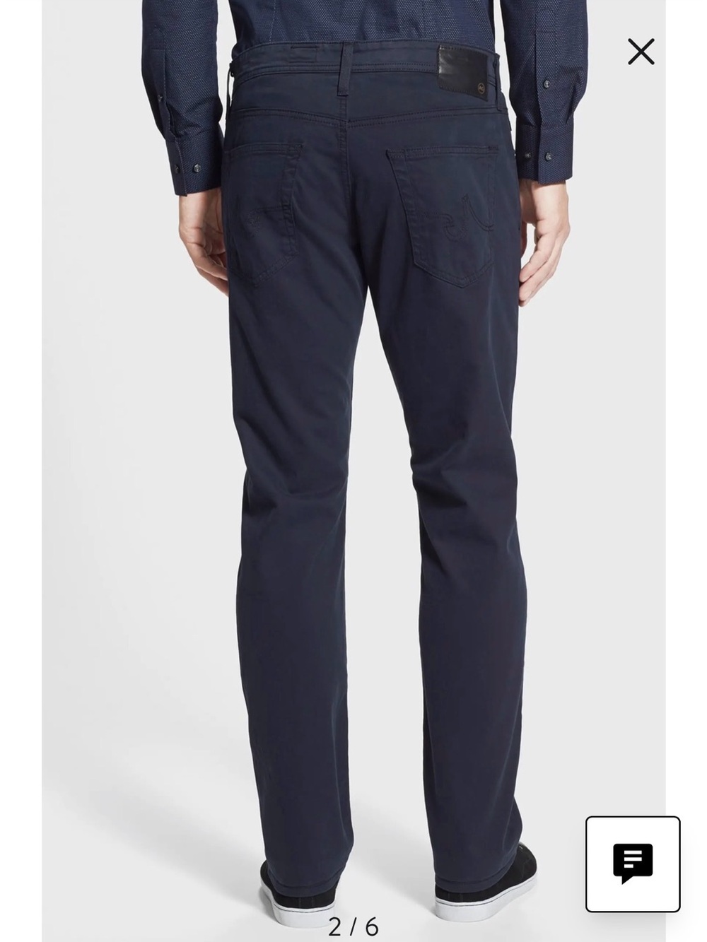 AG Graduate Black Slim Pants